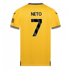 Wolves Pedro Neto #7 Hemmatröja 2023-24 Korta ärmar